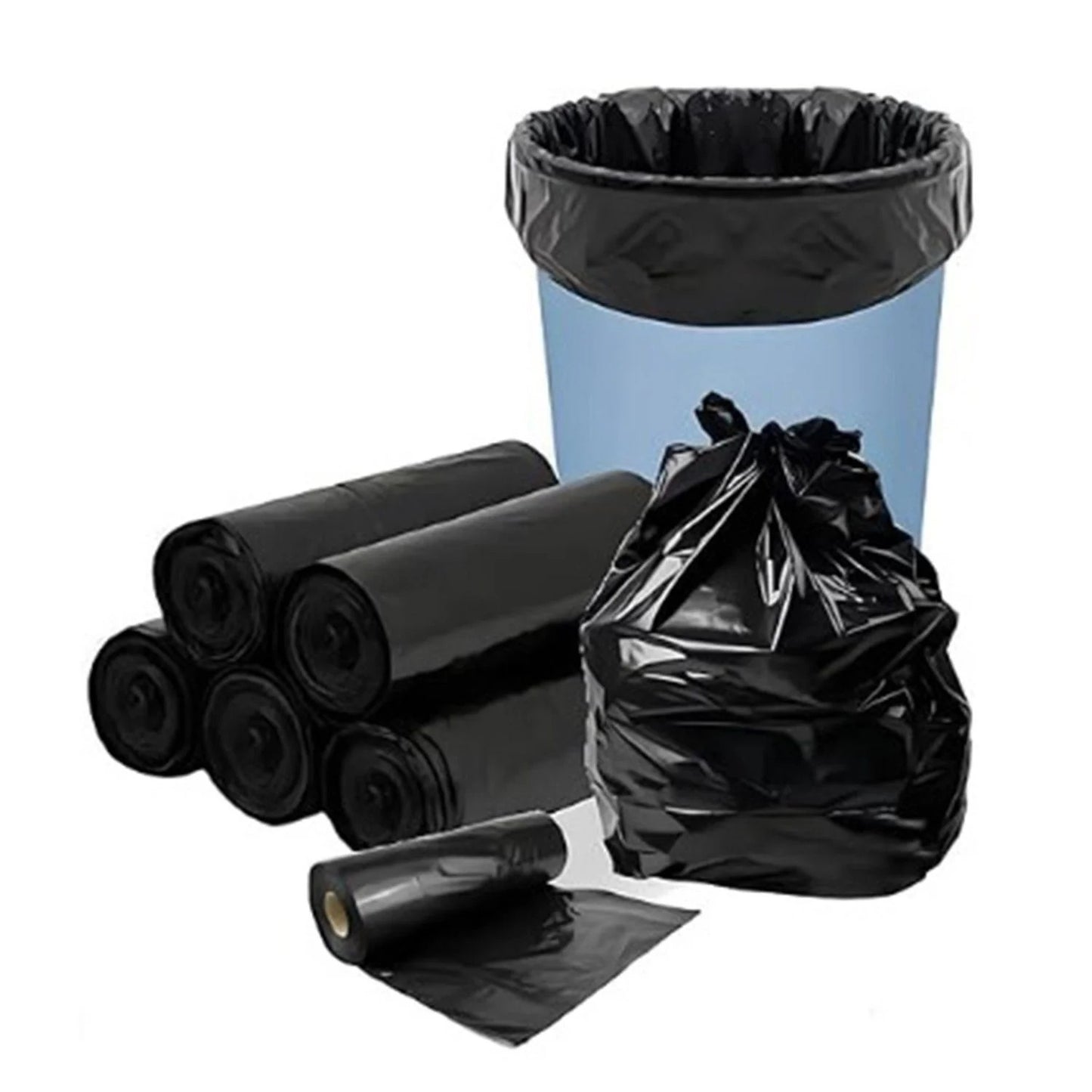 Black Garbage Bags Roll