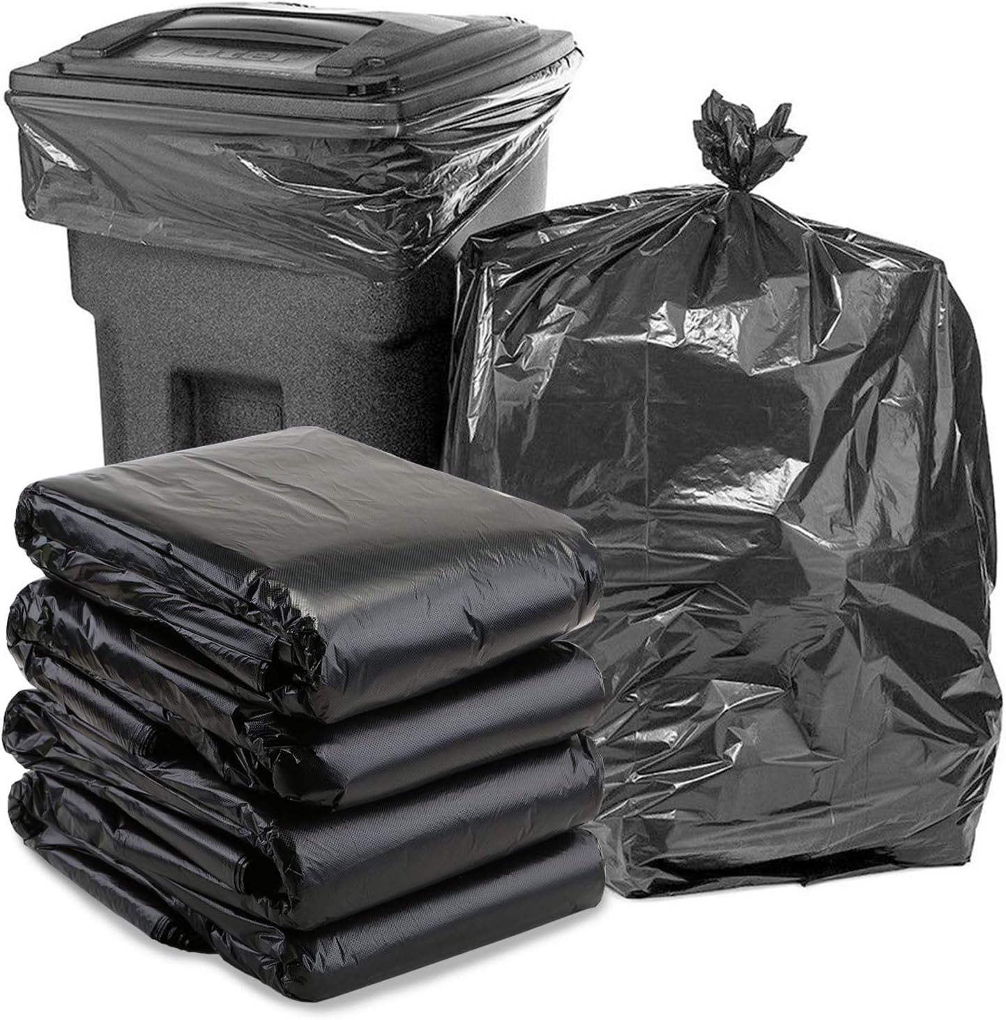 Black Garbage Bags Roll