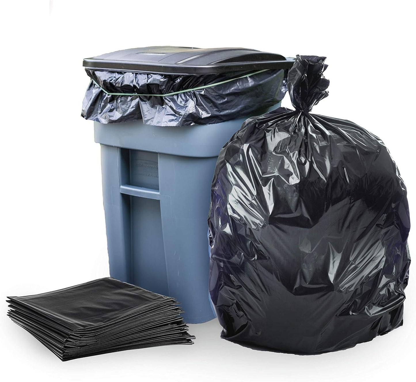 Black Garbage Bags Roll