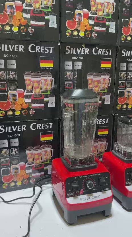 Silver Crest SC-1589 2 in 1 High Power Blender – 4500W Multi-Function Grinder & Smoothie Maker